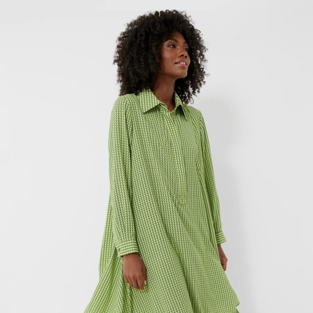 Tuckernuck Verdant Basketweave Geo Lucille Dress